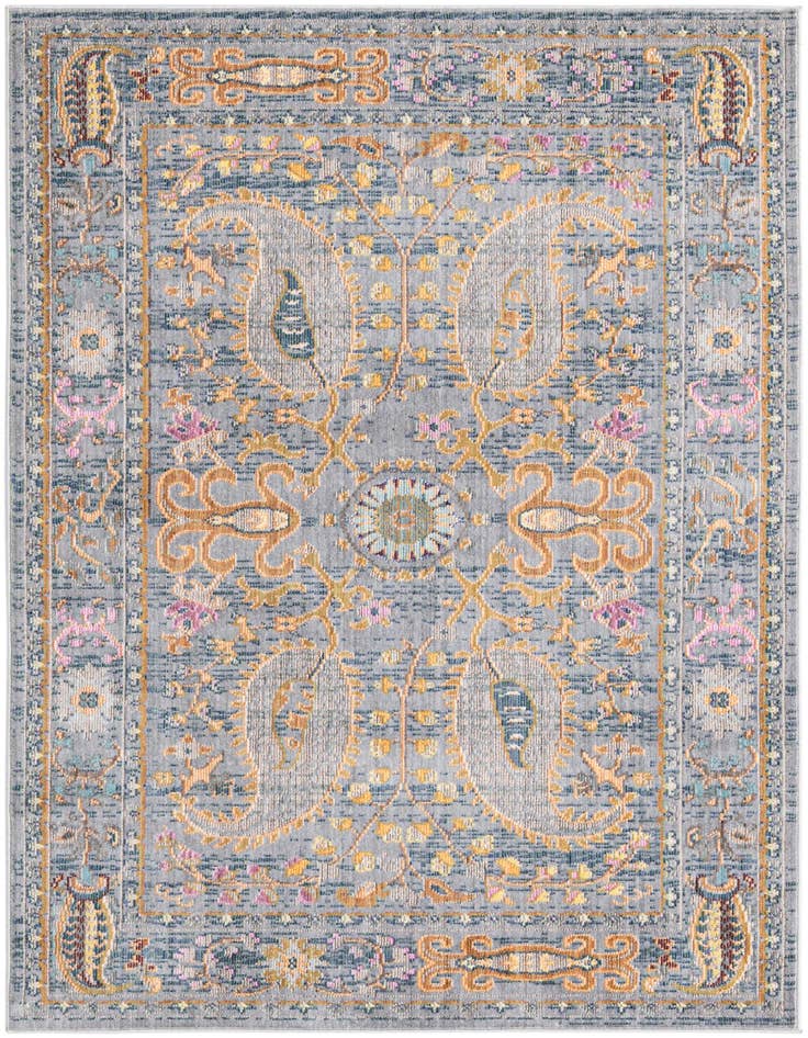 Detail image of 4' x 6' Aqua Rug