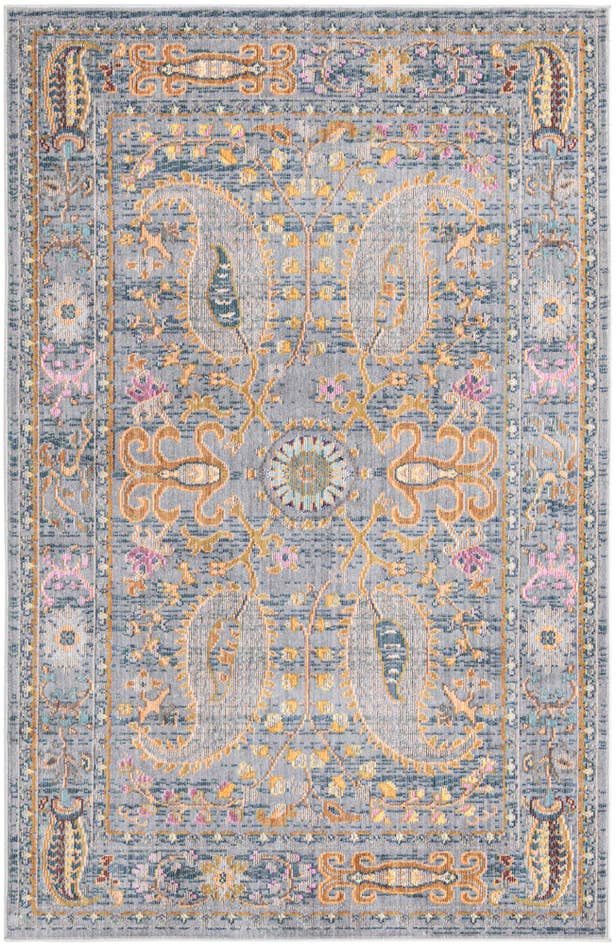 Detail image of 4' x 6' Aqua Rug