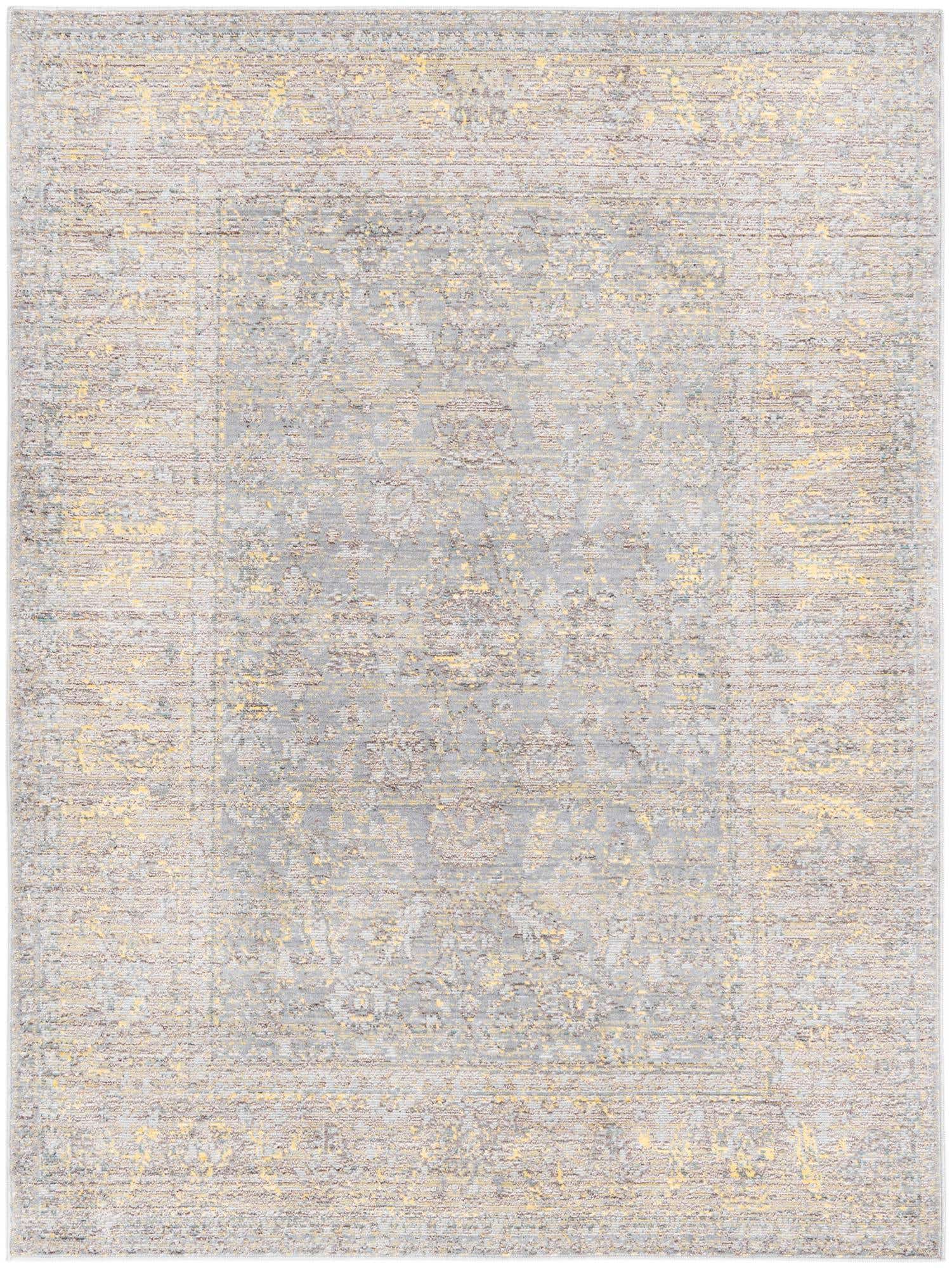 4' 7 x 6' 7 Aqua Rug