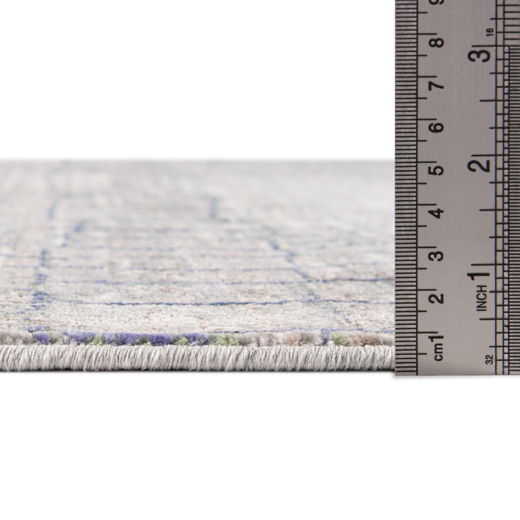4' x 6' Aqua Rug