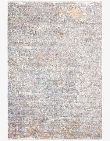 5' 3 x 7' 6 Aqua Rug