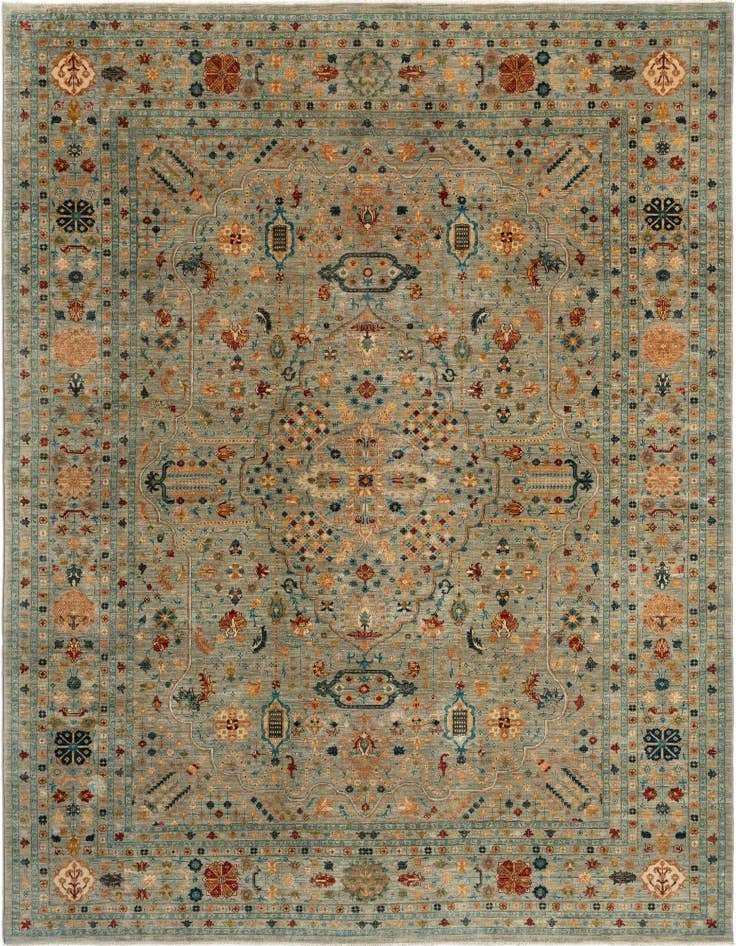 Detail image of 8' 11 x 12' Hand Knotted Ariana Rug