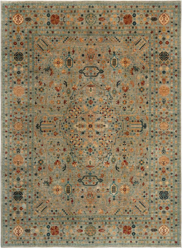 8' 11 x 12' Hand Knotted Ariana Rug