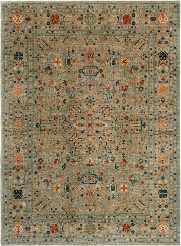 Detail image of 8' 11 x 12' Hand Knotted Ariana Rug