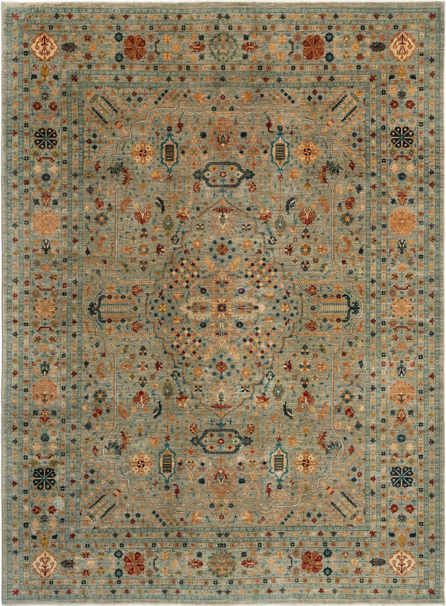 8' 11 x 12'  Hand Knotted Ariana Rug