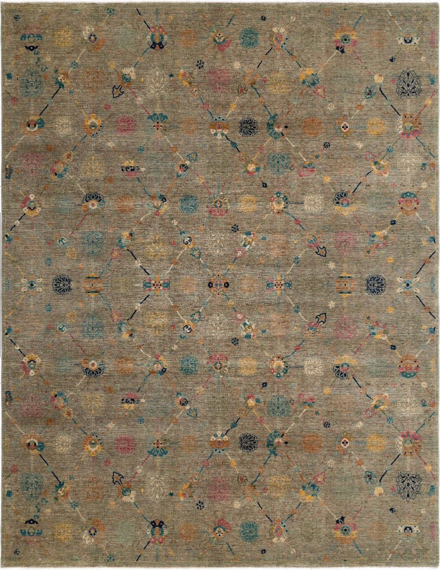 9' 3 x 11' 9  Hand Knotted Ariana Rug