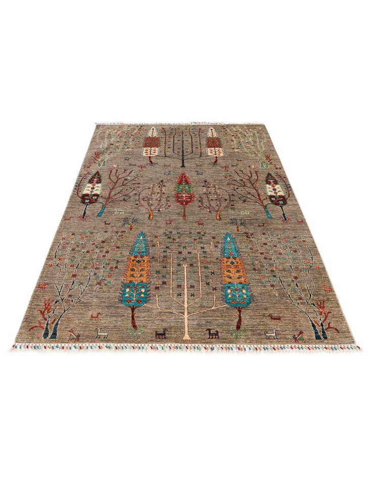 Detail image of 5' 8 x 7' 7 Hand Knotted Ariana Ziegler Rug