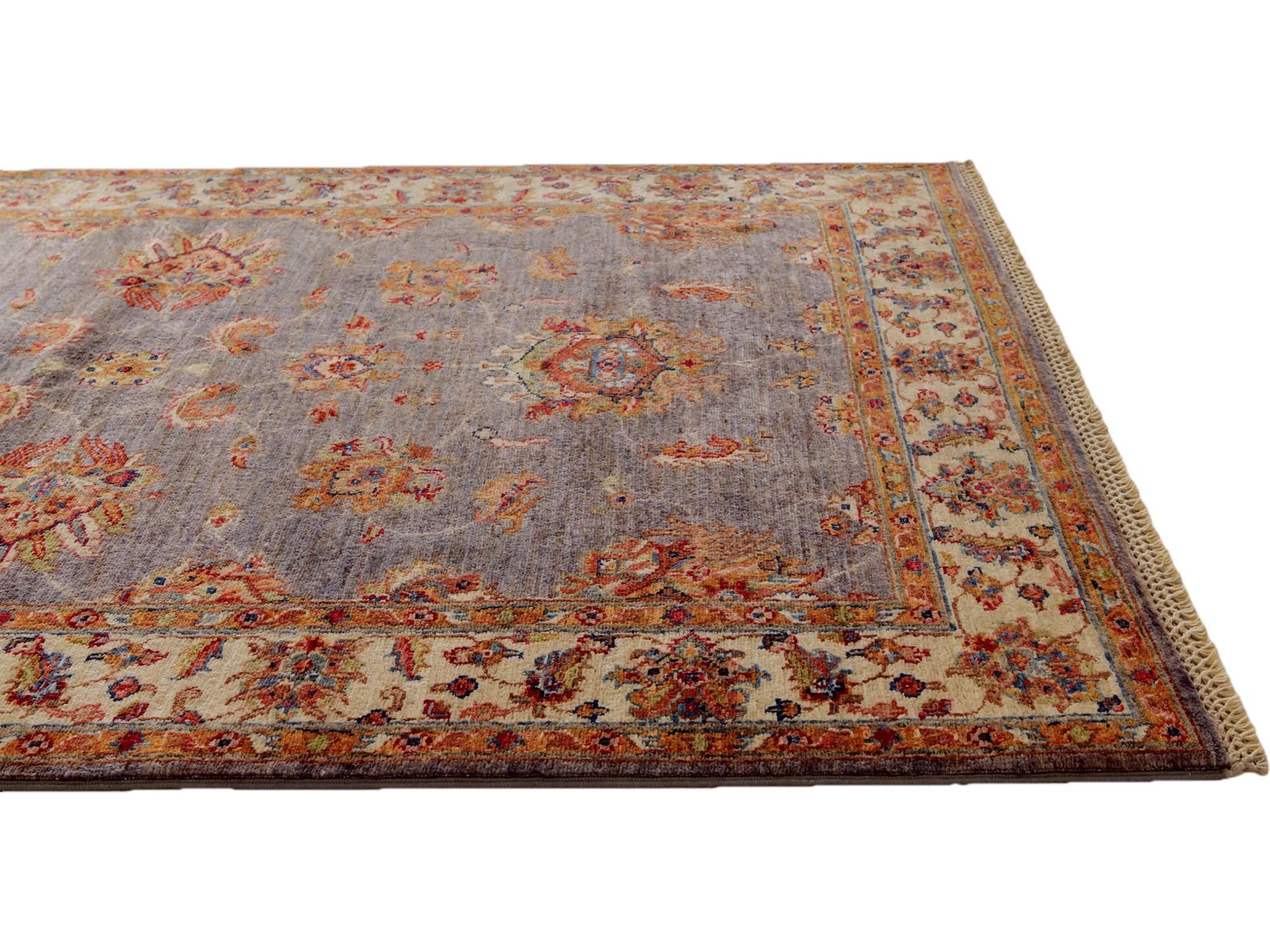 4' 1 x 6' 1 Hand Knotted Ariana Ziegler Rug