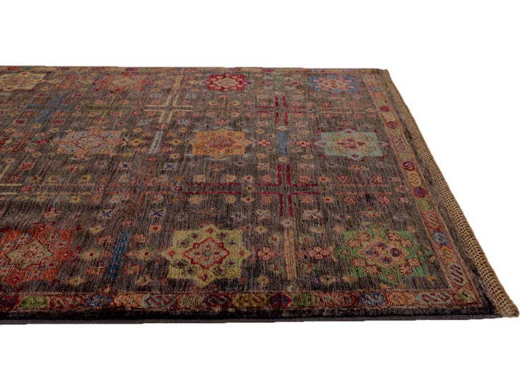 Detail image of 4' x 6' Hand Knotted Ariana Ziegler Rug