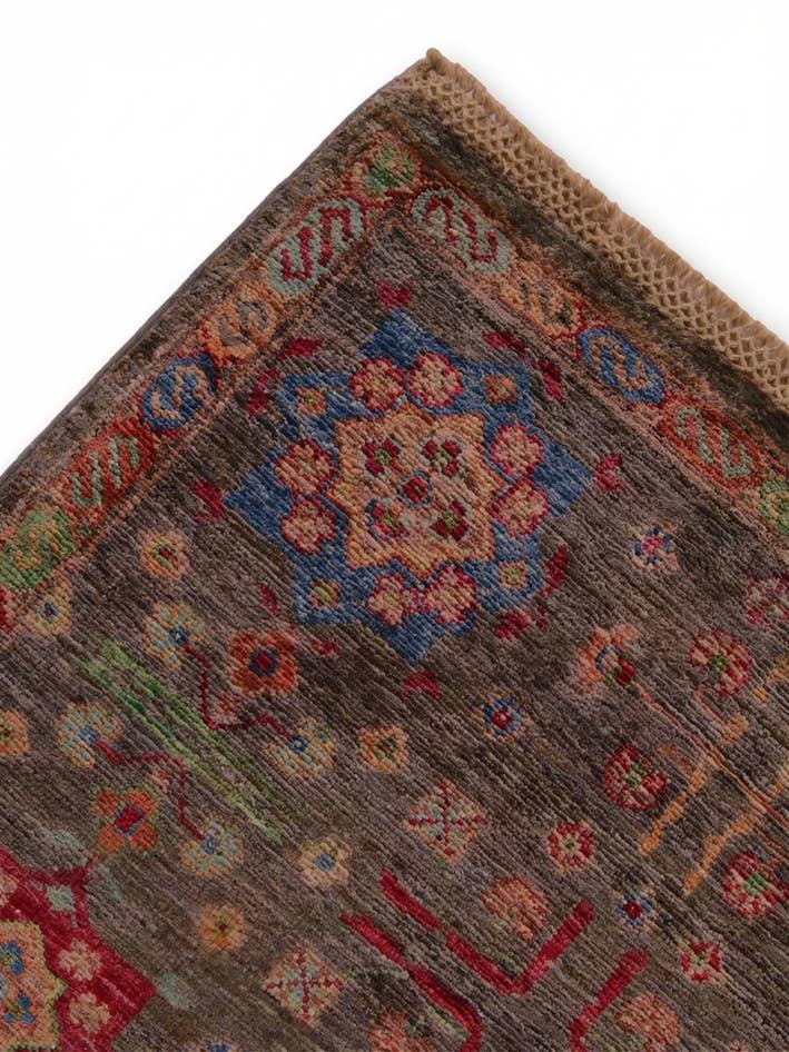 Detail image of 4' x 6' Hand Knotted Ariana Ziegler Rug