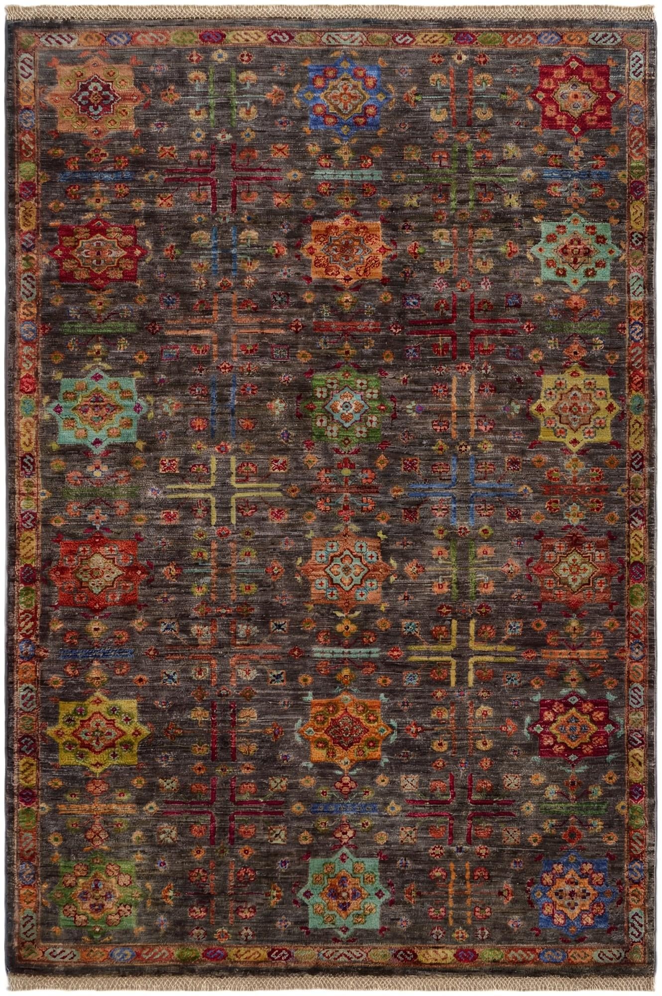 4' x 6' Hand Knotted Ariana Ziegler Rug