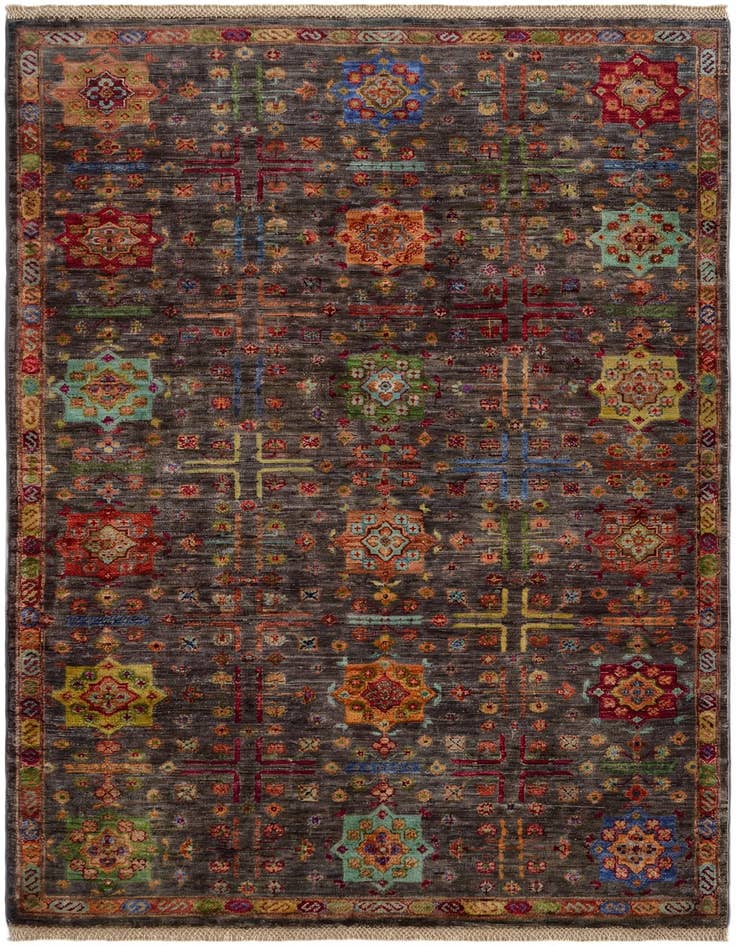 Detail image of 4' x 6' Hand Knotted Ariana Ziegler Rug