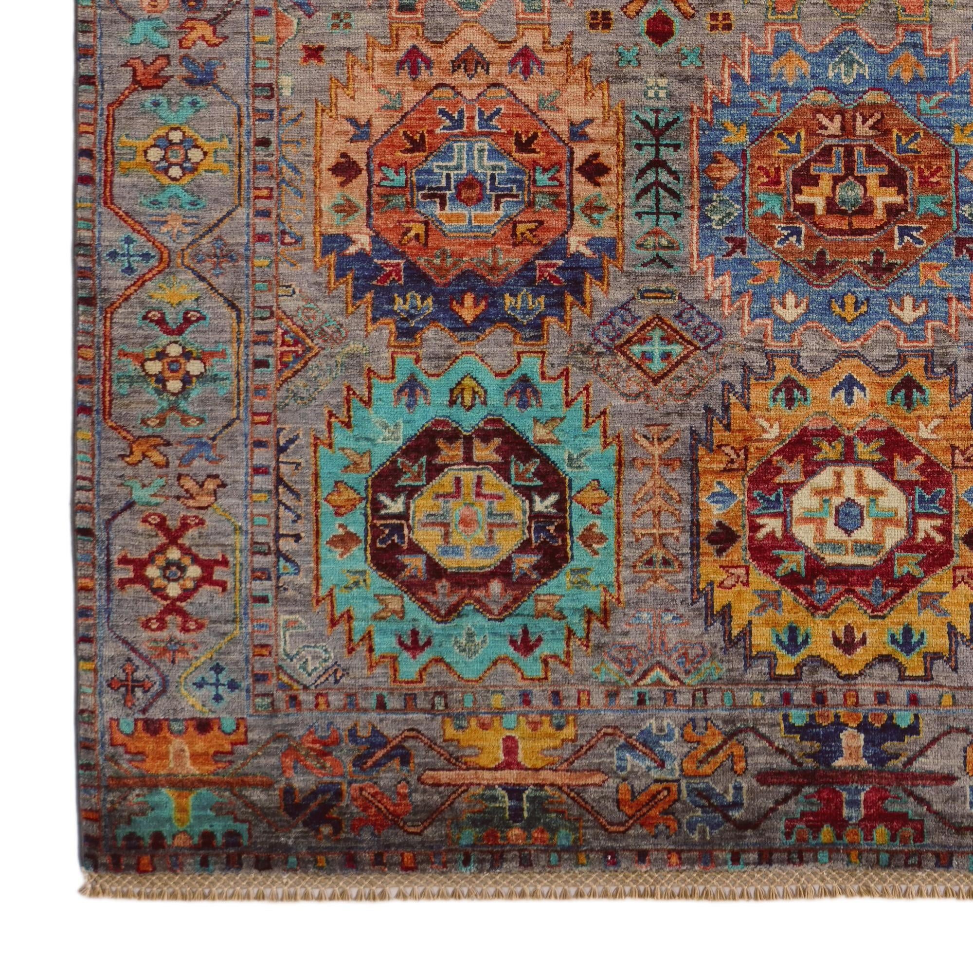 5' 2 x 6' 9 Hand Knotted Ariana Ziegler Rug