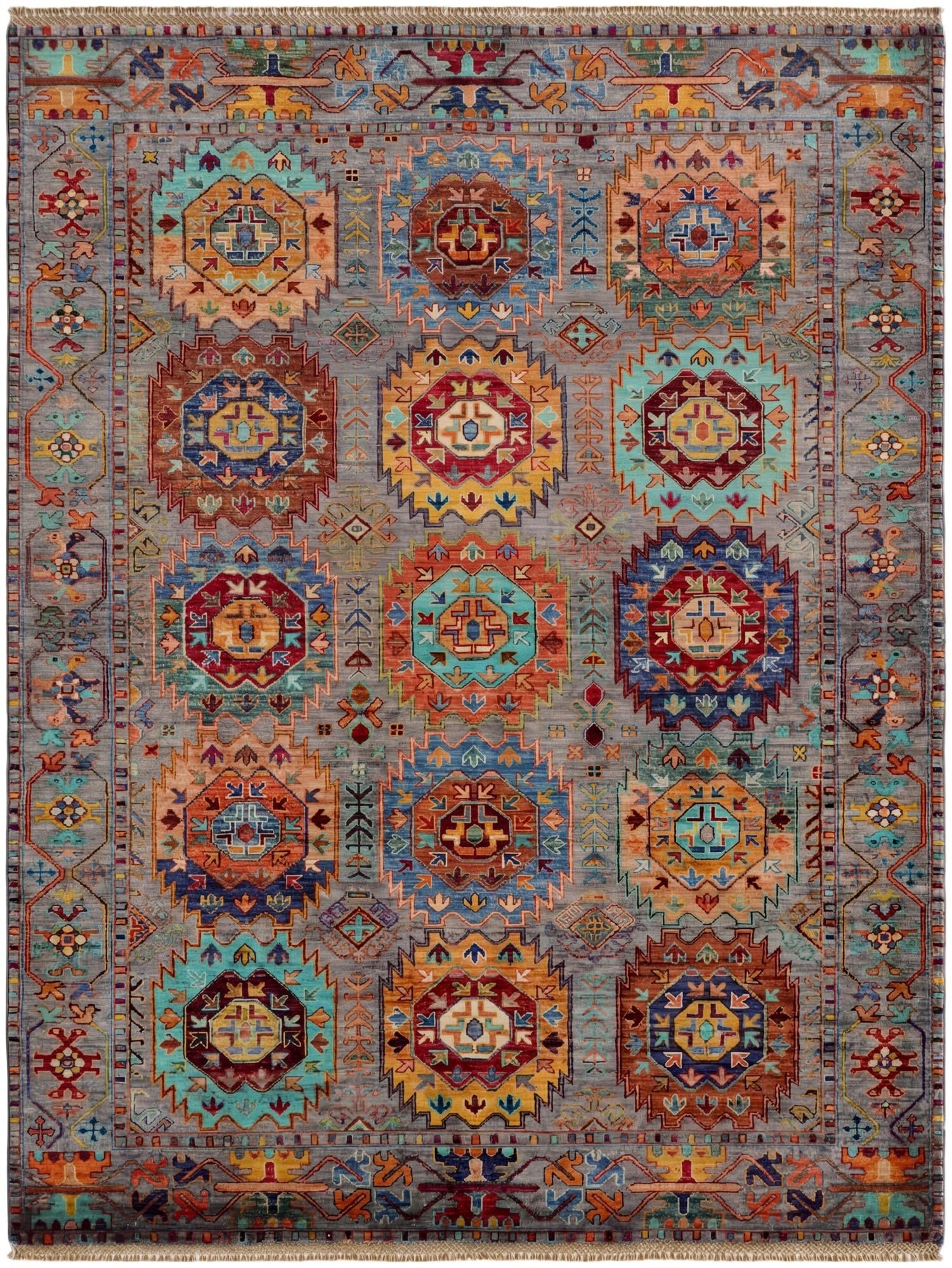 5' 2 x 6' 9 Hand Knotted Ariana Ziegler Rug