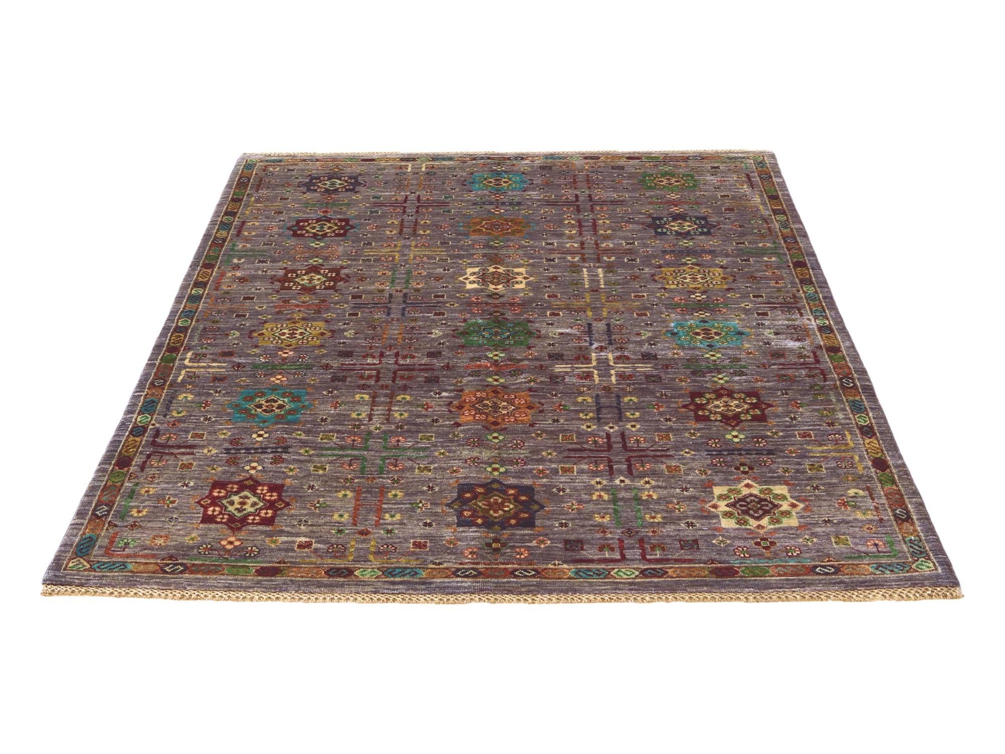 4' 11 x 6' 7 Hand Knotted Ariana Ziegler Rug
