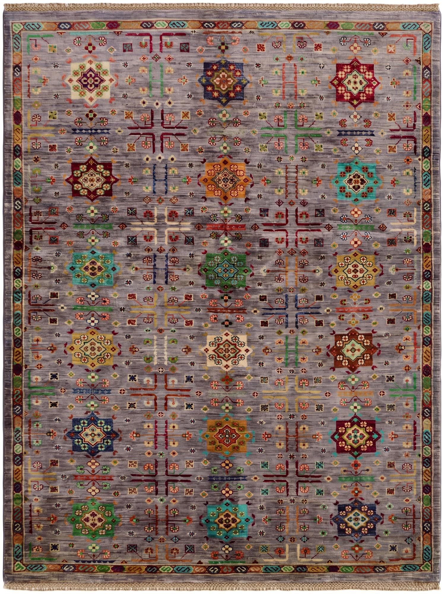 4' 11 x 6' 7 Hand Knotted Ariana Ziegler Rug