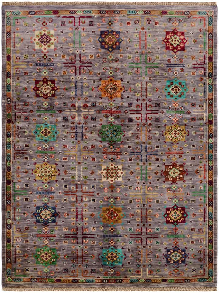 4' 11 x 6' 7 Hand Knotted Ariana Ziegler Rug