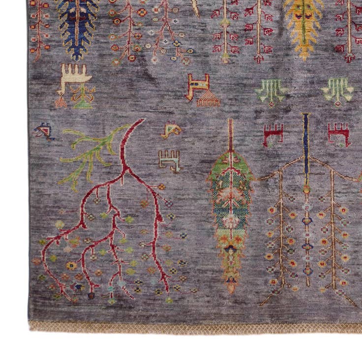 Detail image of 5' 2 x 6' 6 Hand Knotted Ariana Ziegler Rug