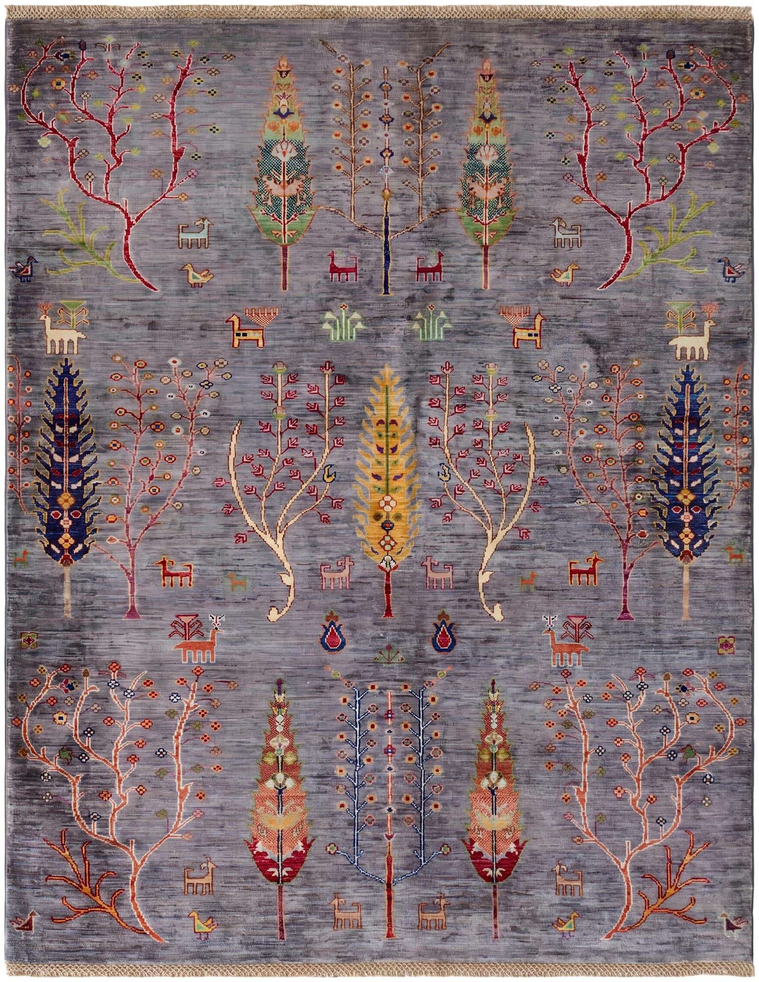 5' 2 x 6' 6 Hand Knotted Ariana Ziegler Rug