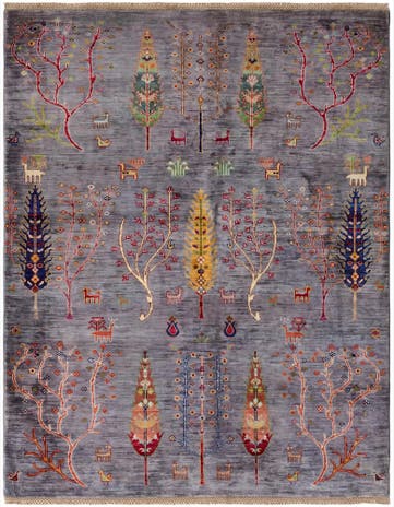 5' 2 x 6' 6 Hand Knotted Ariana Ziegler Rug