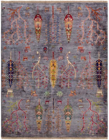 5' 2 x 6' 6 Hand Knotted Ariana Ziegler Rug