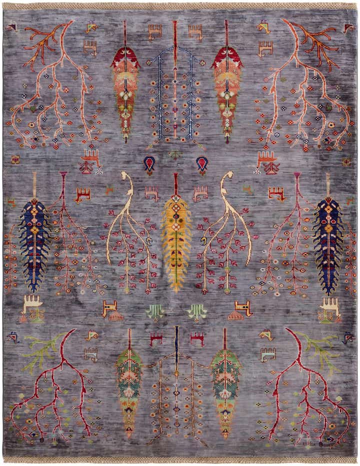 5' 2 x 6' 6 Hand Knotted Ariana Ziegler Rug