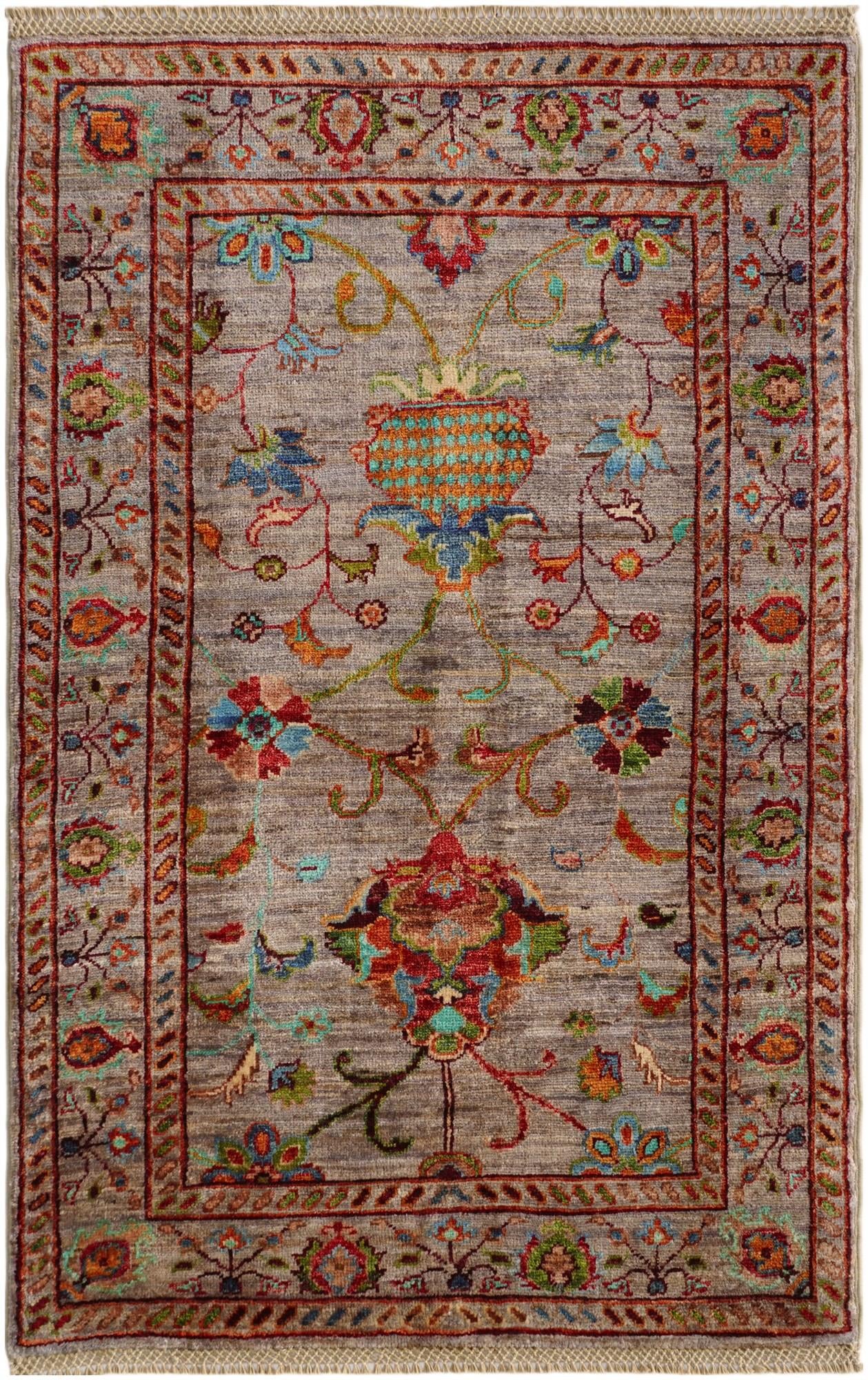 2' 8 x 4' 1 Hand Knotted Ariana Ziegler Rug