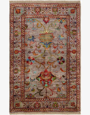 2' 8 x 4' 1 Hand Knotted Ariana Ziegler Rug