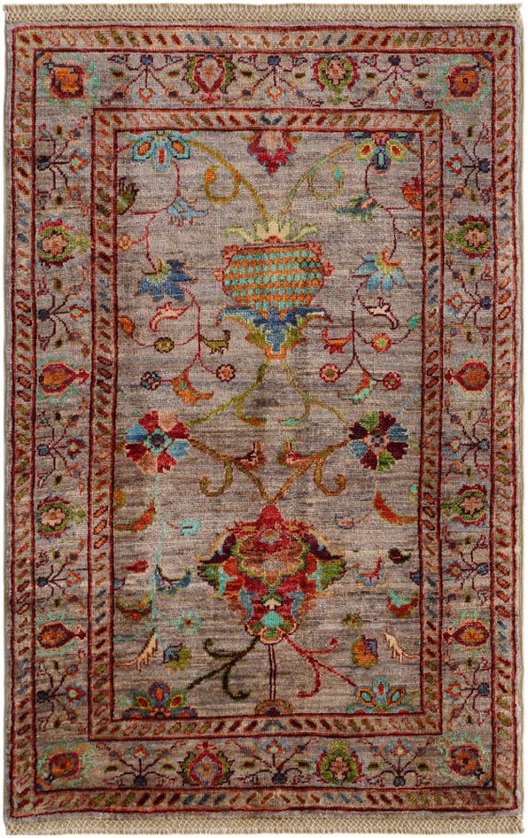Detail image of 2' 8 x 4' 1 Hand Knotted Ariana Ziegler Rug