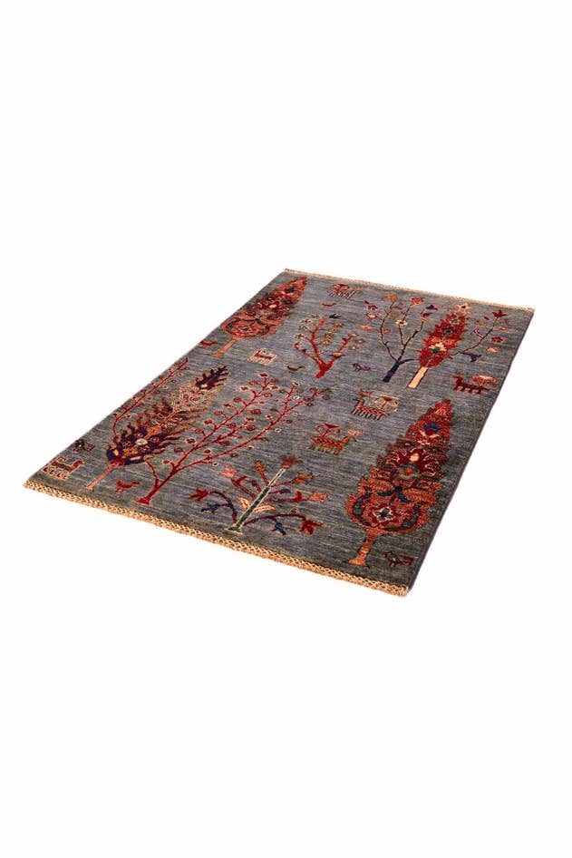 Detail image of 2' 9 x 4' 6 Hand Knotted Ariana Ziegler Rug