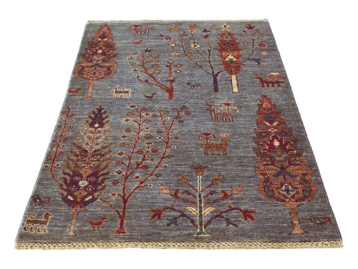 Detail image of 2' 9 x 4' 6 Hand Knotted Ariana Ziegler Rug