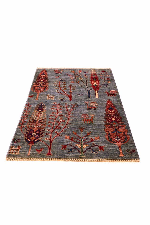 Detail image of 2' 9 x 4' 6 Hand Knotted Ariana Ziegler Rug