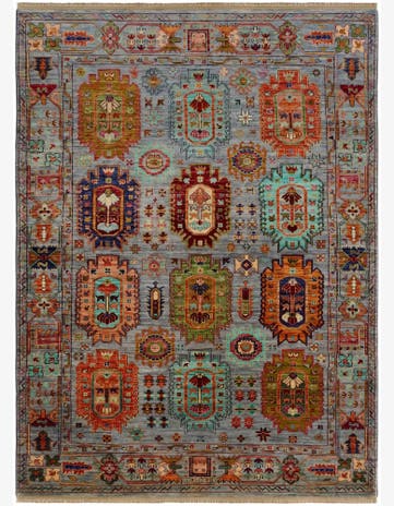 5' x 6' 10 Hand Knotted Ariana Ziegler Rug