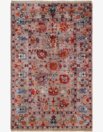 3' 5 x 5' 1 Hand Knotted Ariana Ziegler Rug