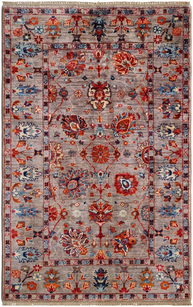3' 5 x 5' 1 Hand Knotted Ariana Ziegler Rug