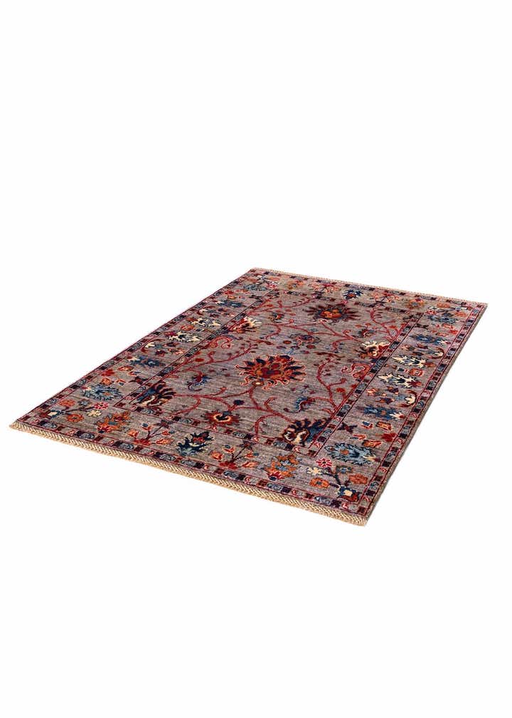 3' 4 x 4' 11 Hand Knotted Ariana Ziegler Rug