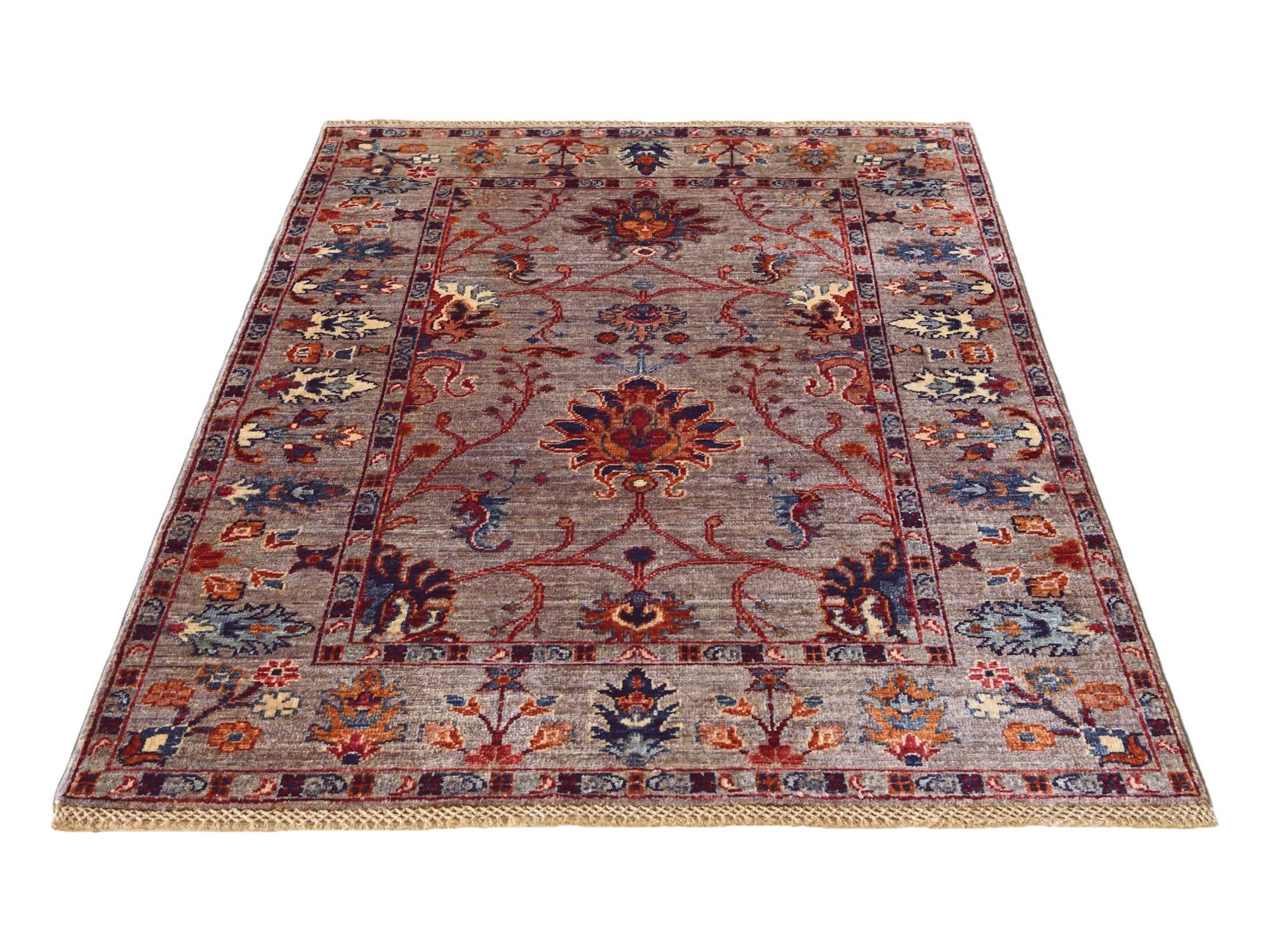3' 4 x 4' 11 Hand Knotted Ariana Ziegler Rug