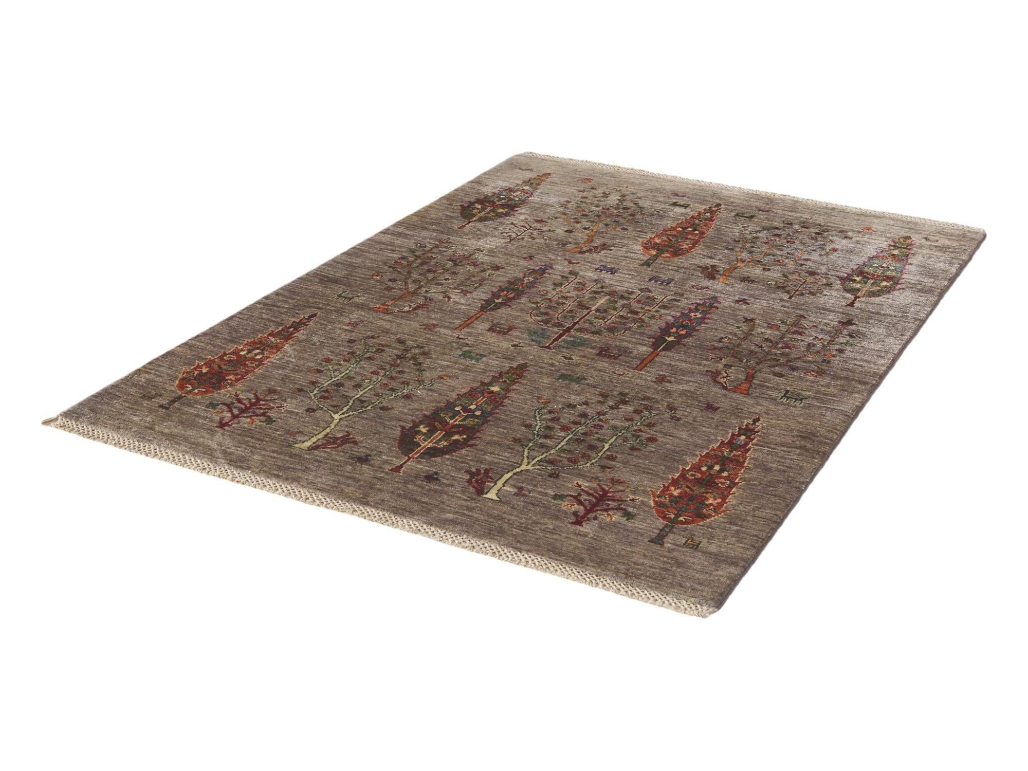 4' 2 x 5' 11 Hand Knotted Ariana Ziegler Rug