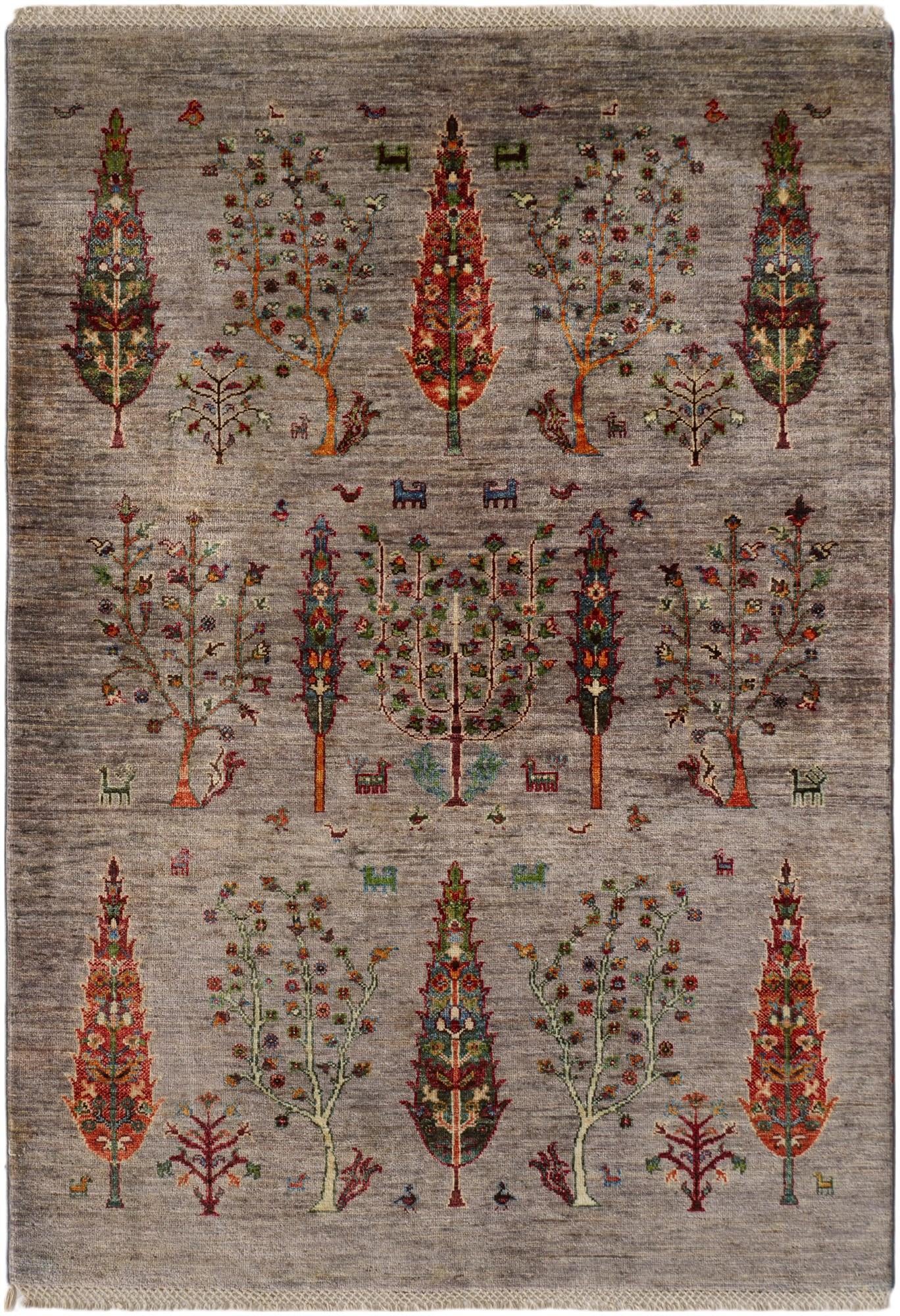4' 2 x 5' 11 Hand Knotted Ariana Ziegler Rug