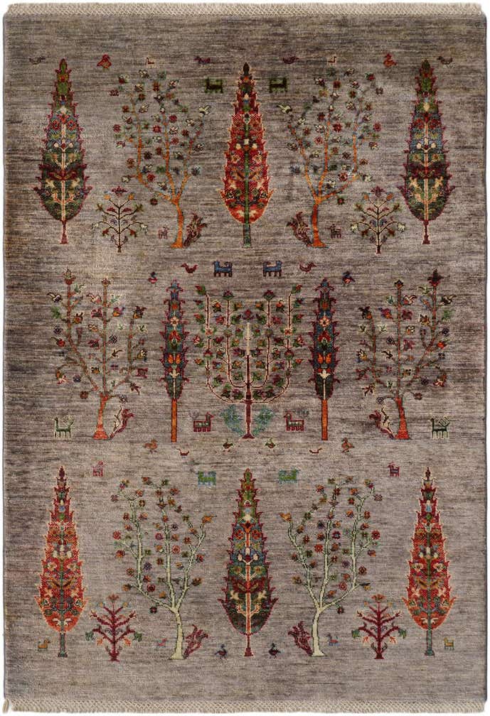 4' 2 x 5' 11 Hand Knotted Ariana Ziegler Rug