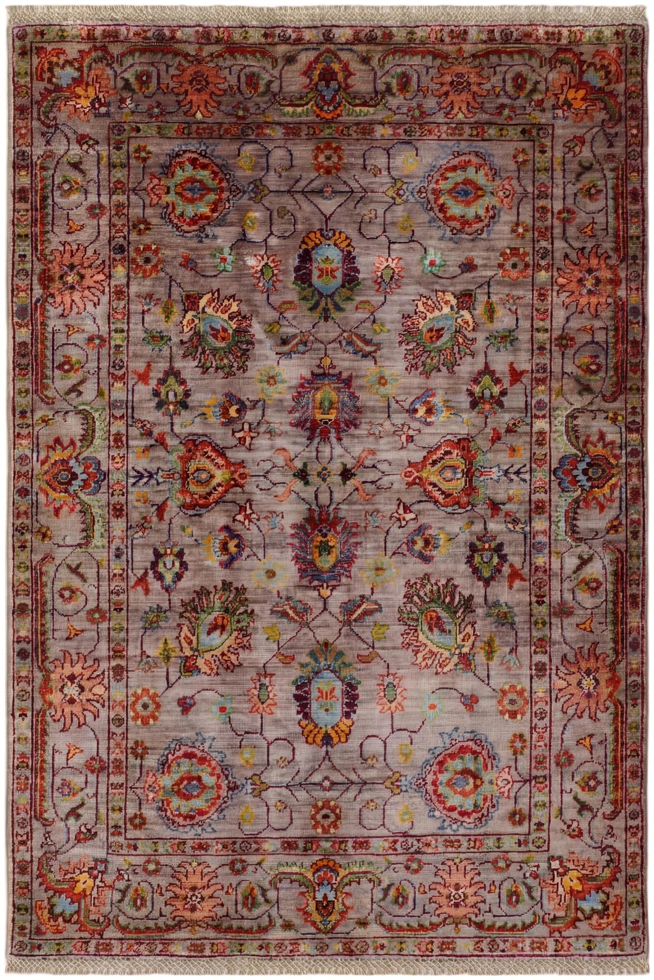 3' 7 x 5' 2 Hand Knotted Ariana Ziegler Rug