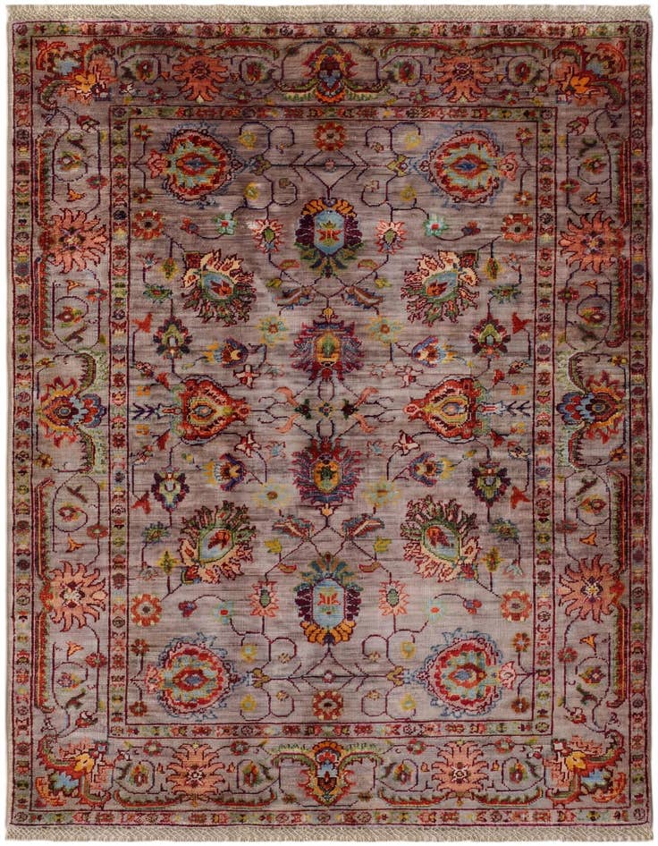 Detail image of 3' 7 x 5' 2 Hand Knotted Ariana Ziegler Rug