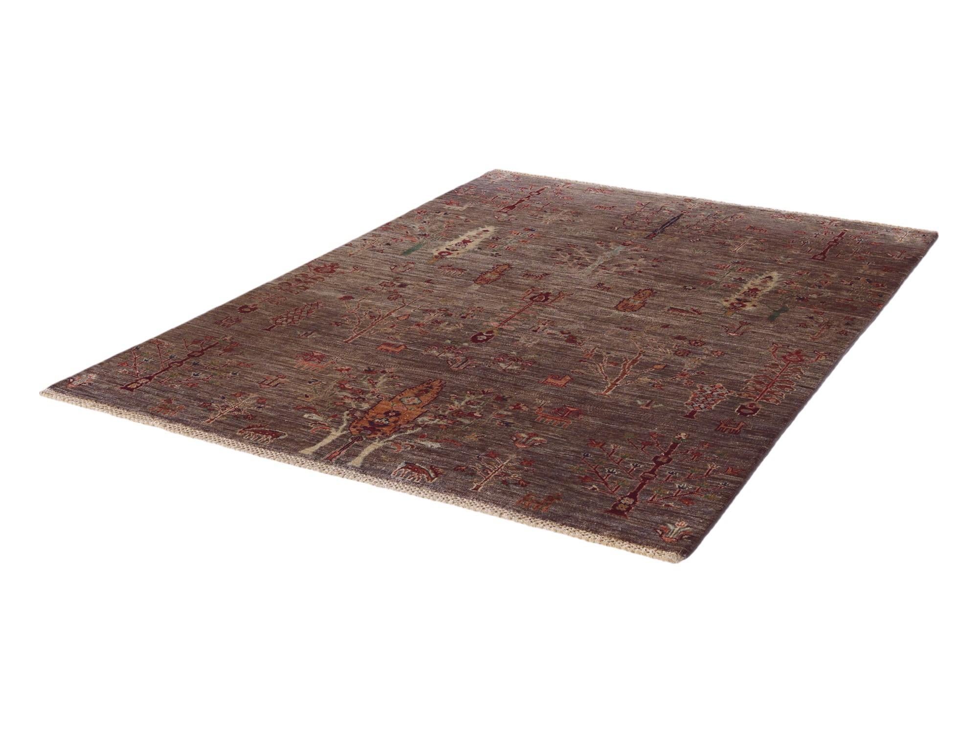 4' 11 x 6' 11 Hand Knotted Ariana Ziegler Rug