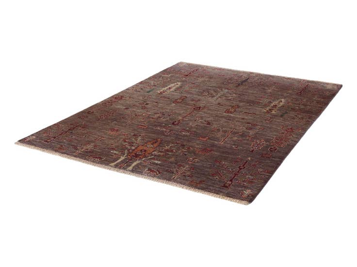 Detail image of 4' 11 x 6' 11 Hand Knotted Ariana Ziegler Rug