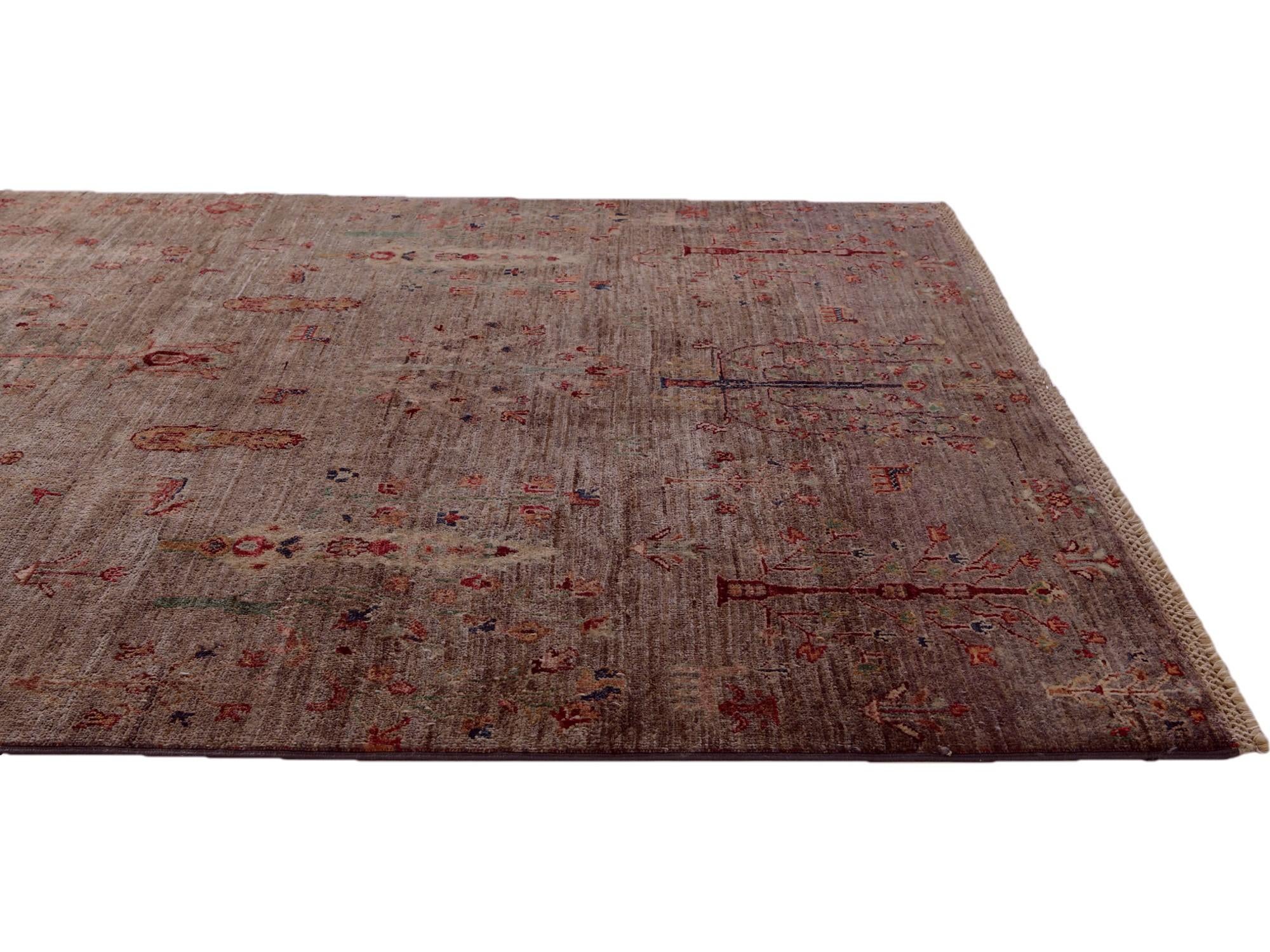 4' 11 x 6' 11 Hand Knotted Ariana Ziegler Rug