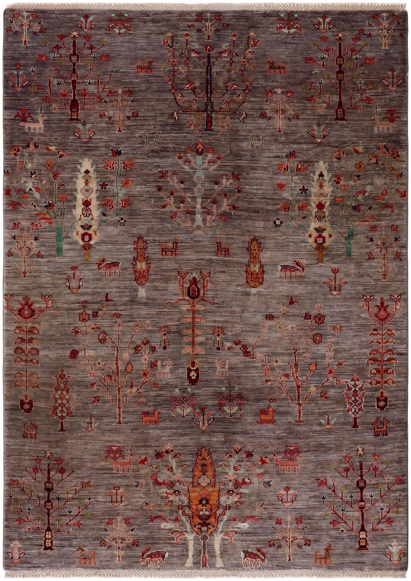 4' 11 x 6' 11 Hand Knotted Ariana Ziegler Rug