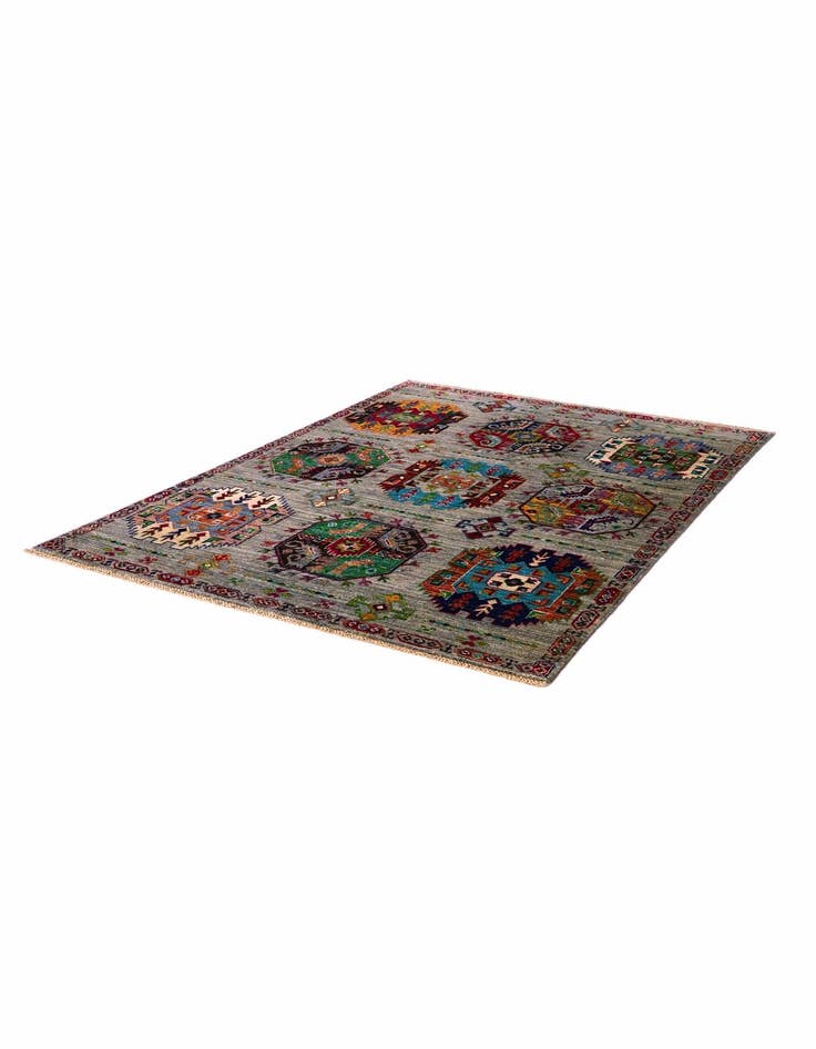 Detail image of 5' x 6' 11 Hand Knotted Ariana Ziegler Rug