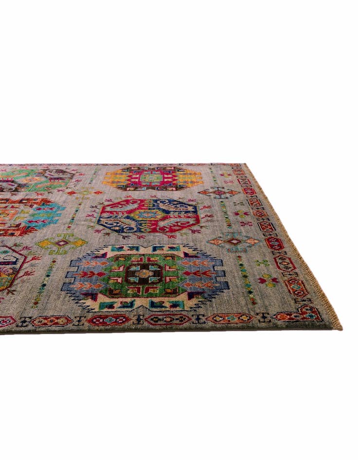 Detail image of 5' x 6' 11 Hand Knotted Ariana Ziegler Rug