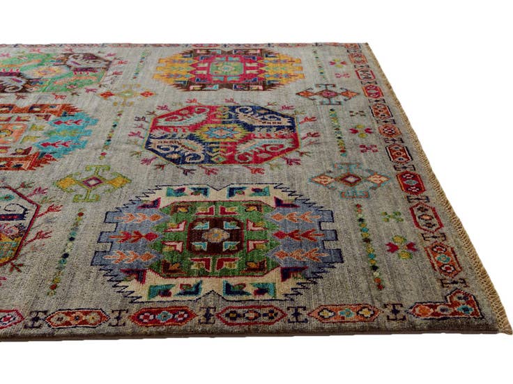 Detail image of 5' x 6' 11 Hand Knotted Ariana Ziegler Rug