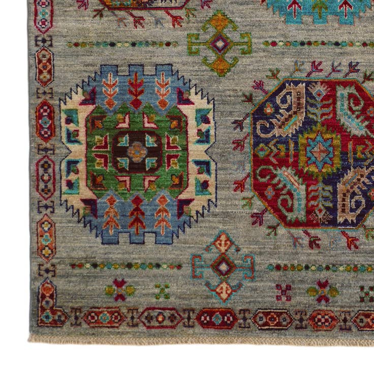Detail image of 5' x 6' 11 Hand Knotted Ariana Ziegler Rug